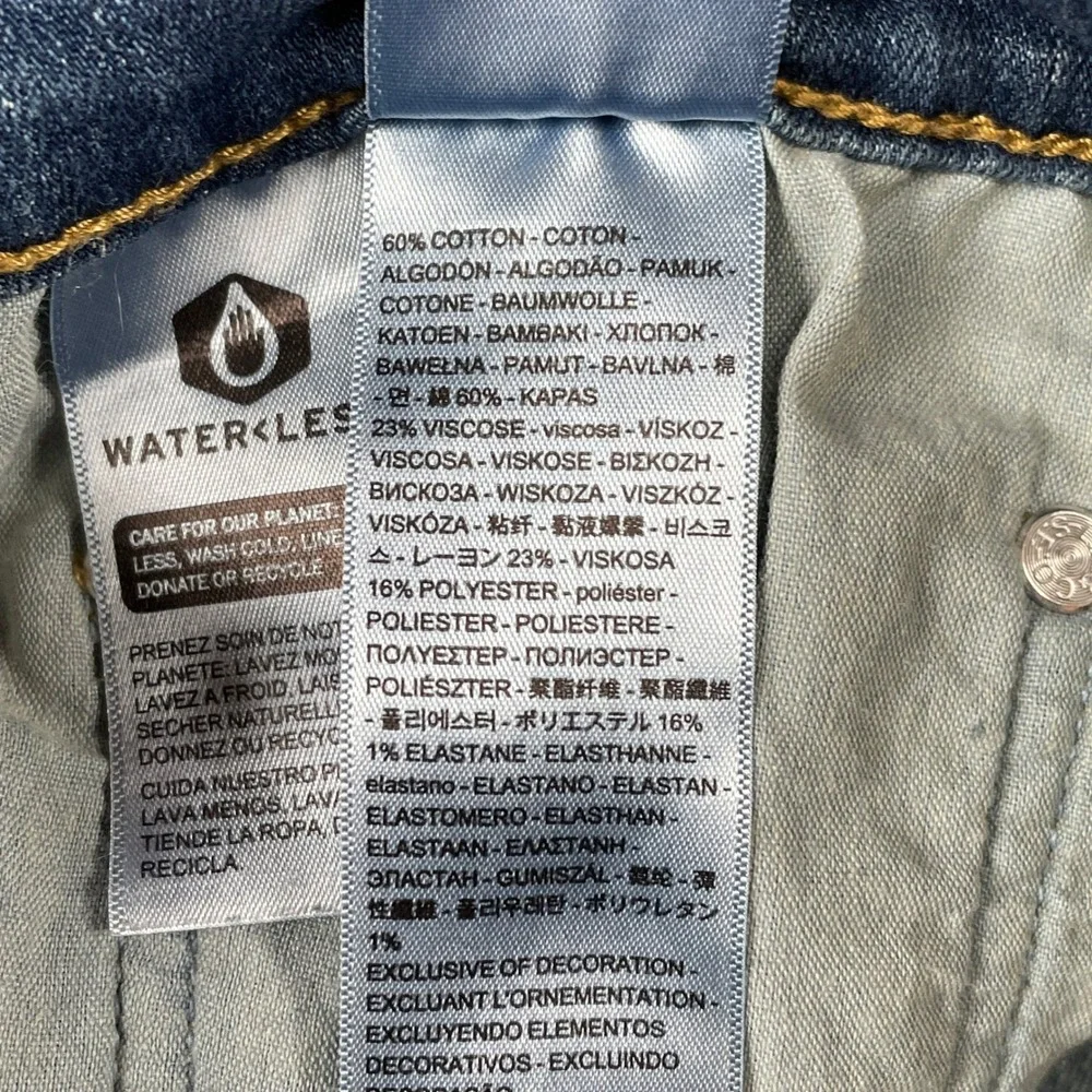 Levi's Jeans Women 32 Blue 725 High Rise Bootcut Denim Waterless Stretch